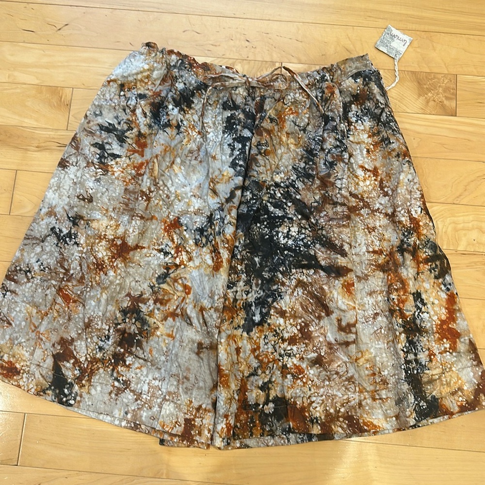 NWT lemlem tie front culottes large in rust for madewell